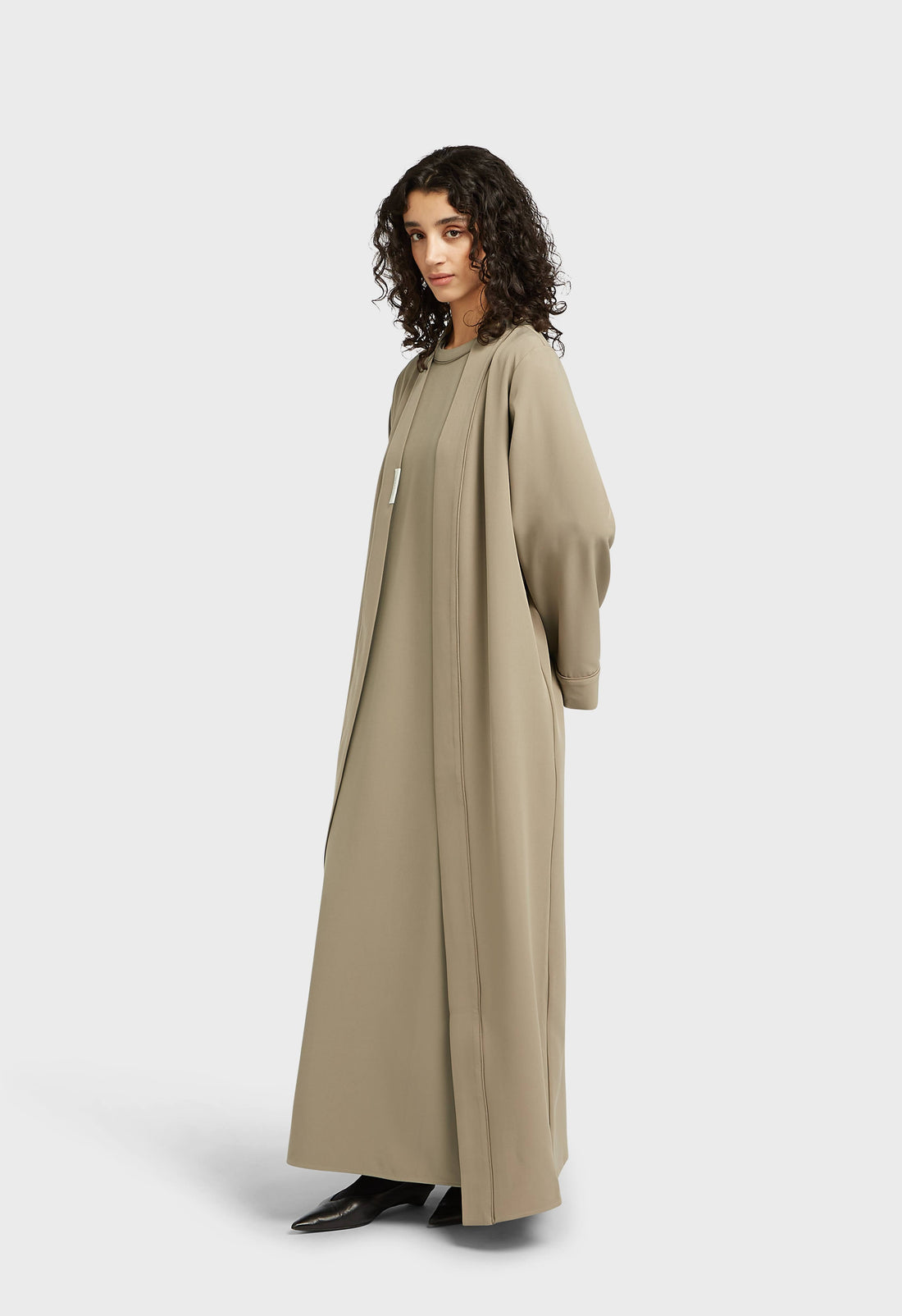 Essential Abaya  Court | Desert Brown