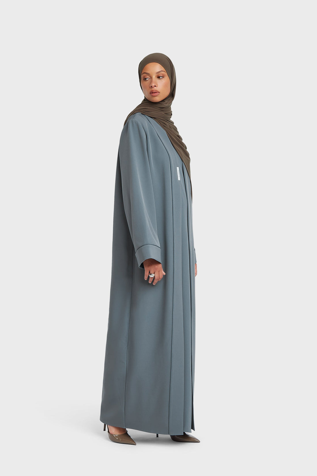 Essential Abaya  Court | Dusty Indigo