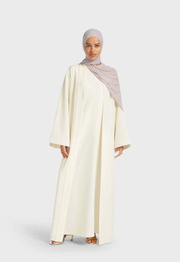 Essential Abaya Regular | Blanc cassé
