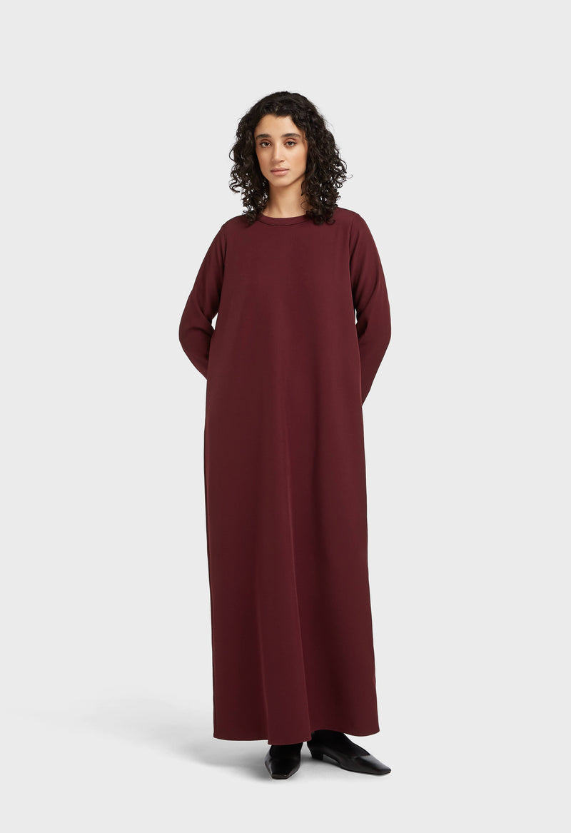 Robe essentielle Court | Bordeaux