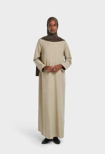 Robe essentielle Court | Moka