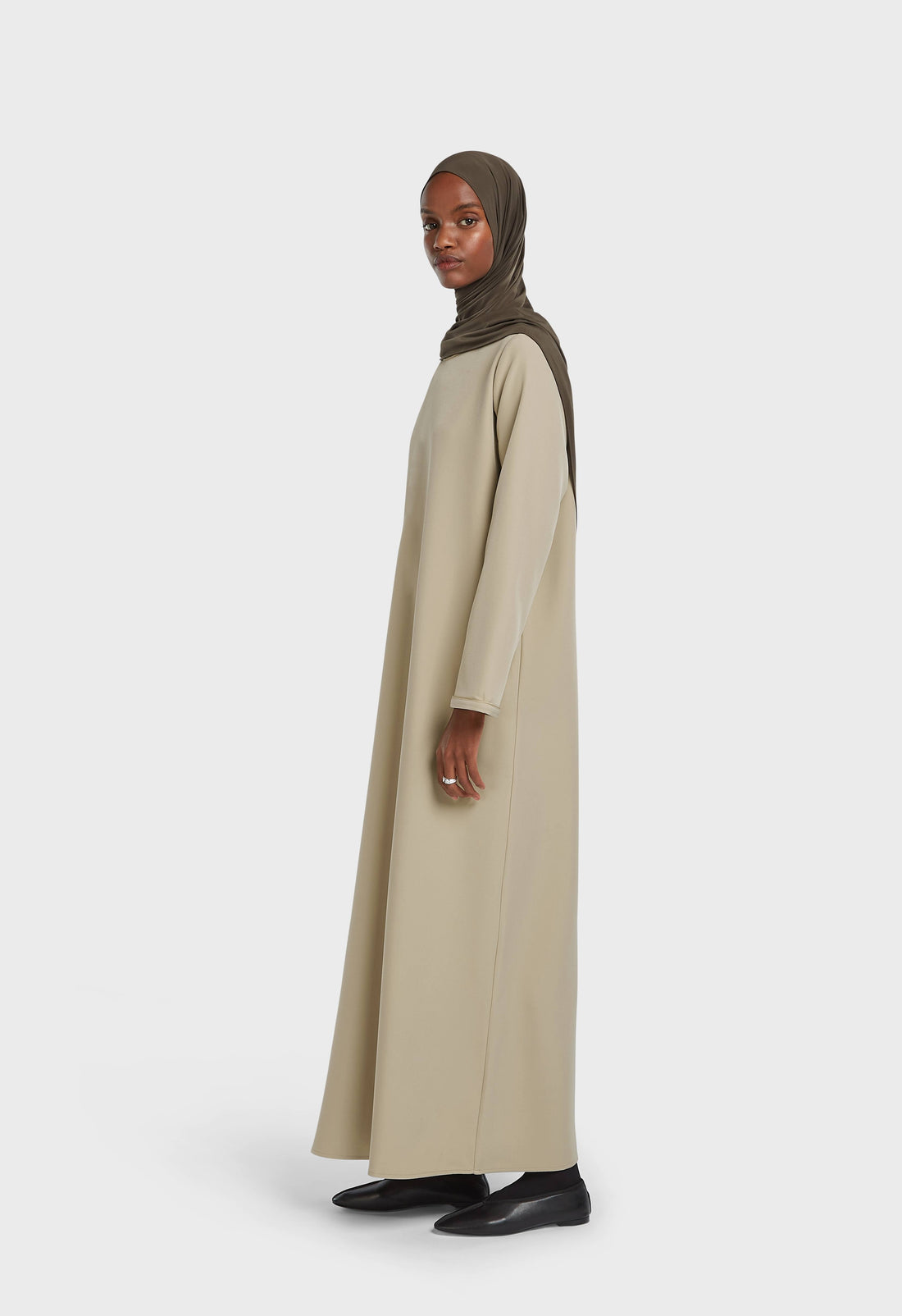 Robe essentielle Court | Moka