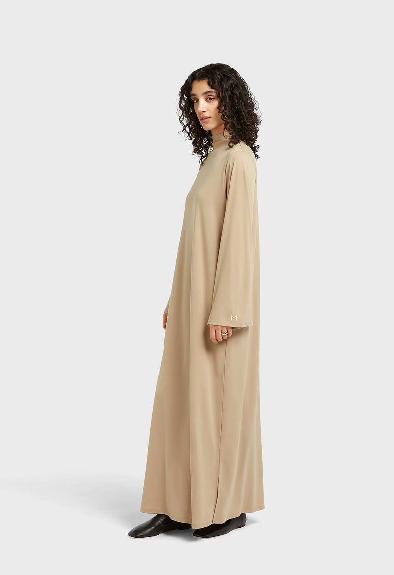 Essential Jersey Robe Regular | Kaki clair