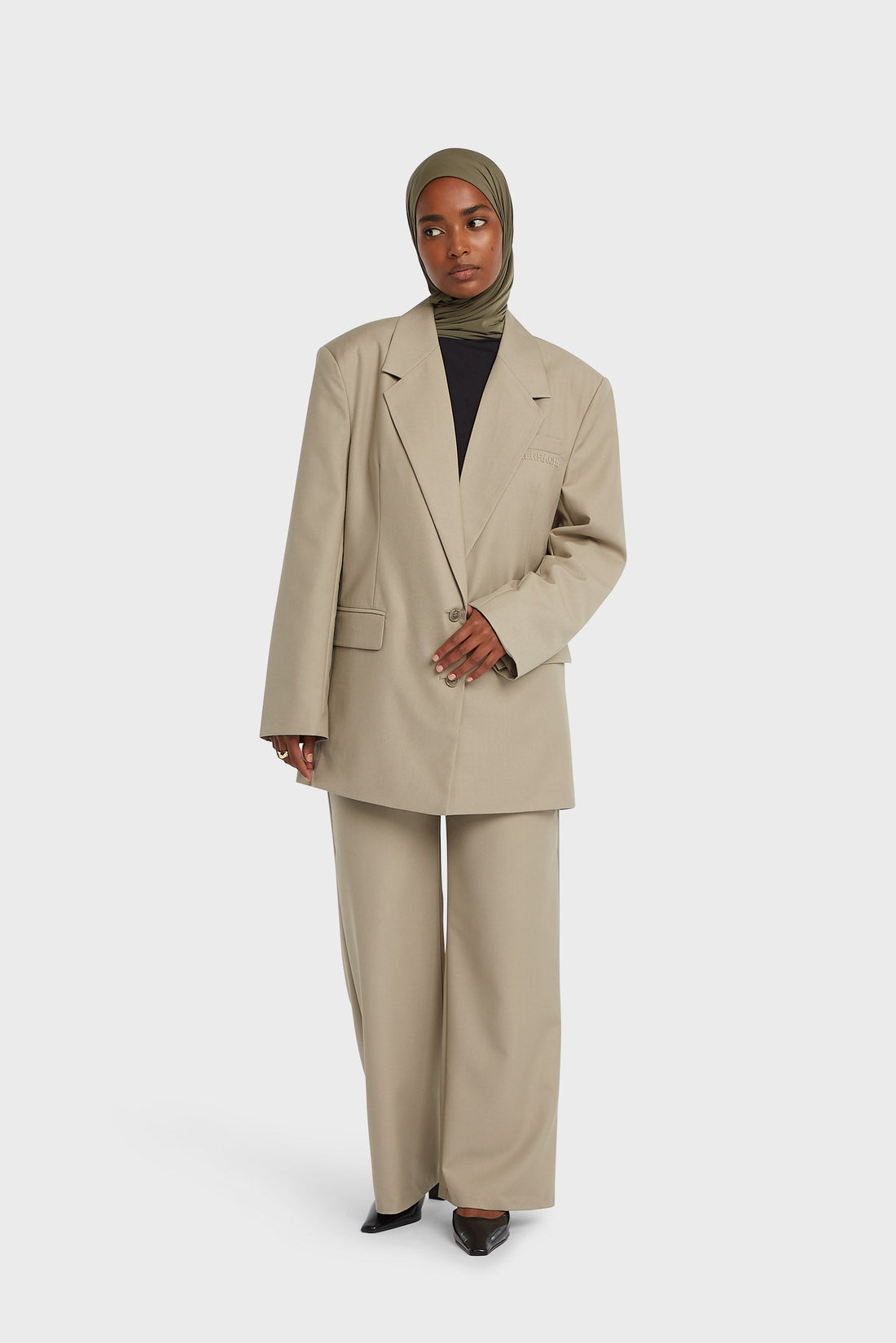 Essential Tailored Pantalon | Mink