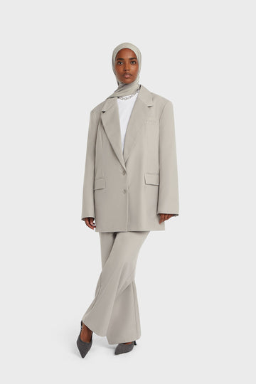 Essential Tailored Pantalon | Pebble