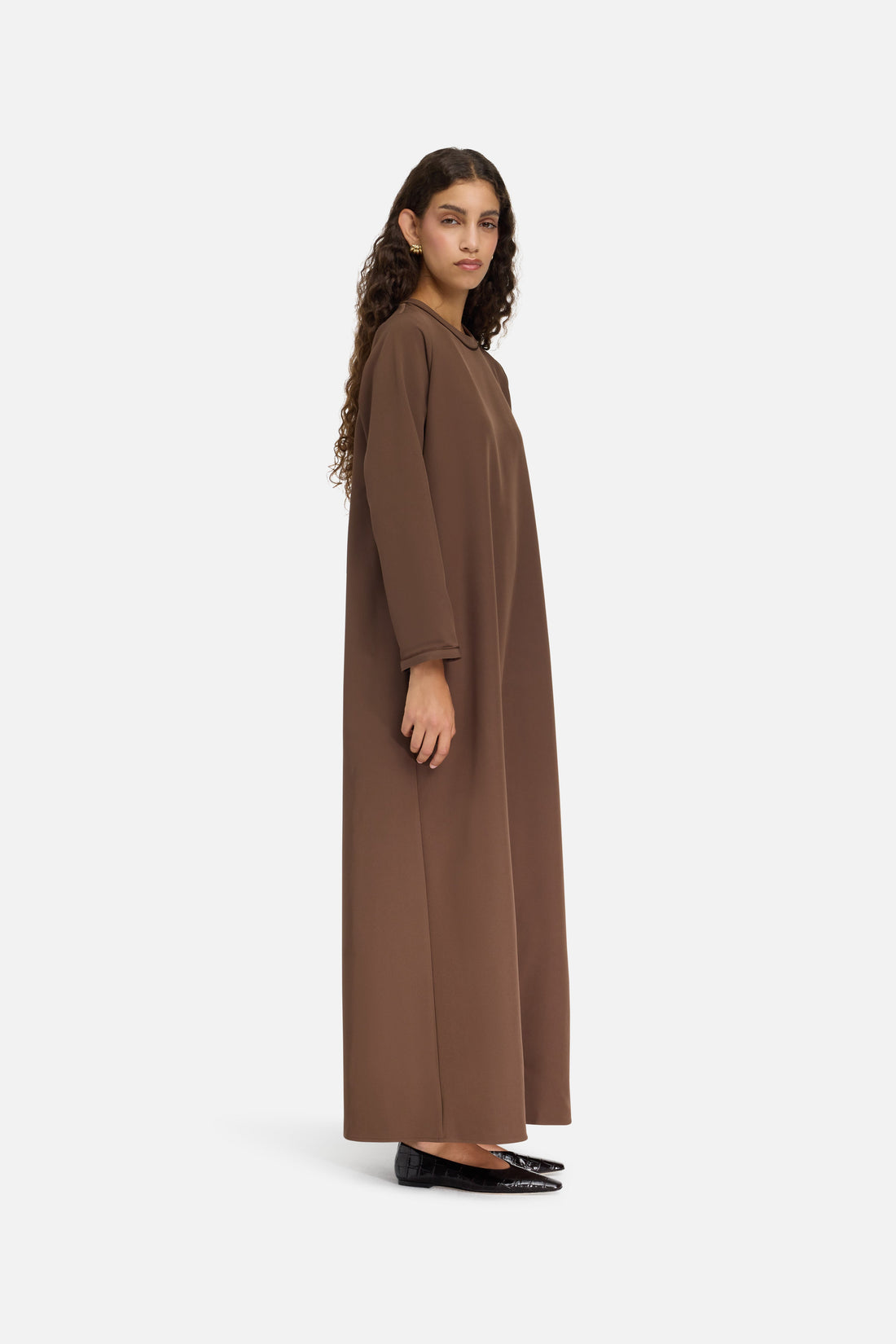 Robe essentielle regular | Chocolat