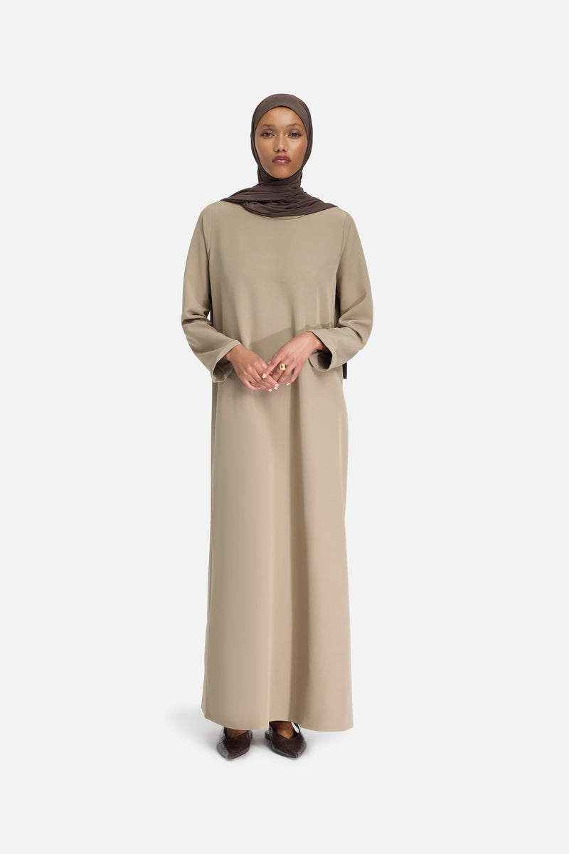 Robe essentielle Court | Kaki