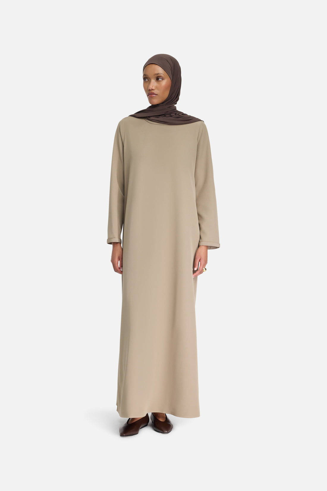 Robe essentielle Court | Kaki