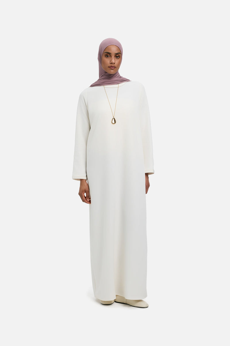 Robe essentielle regular | Blanc cassé