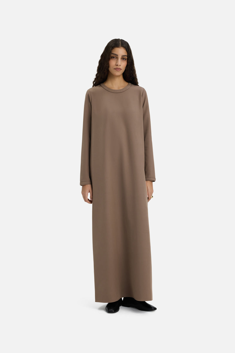 Robe essentielle regular | Taupe Rose