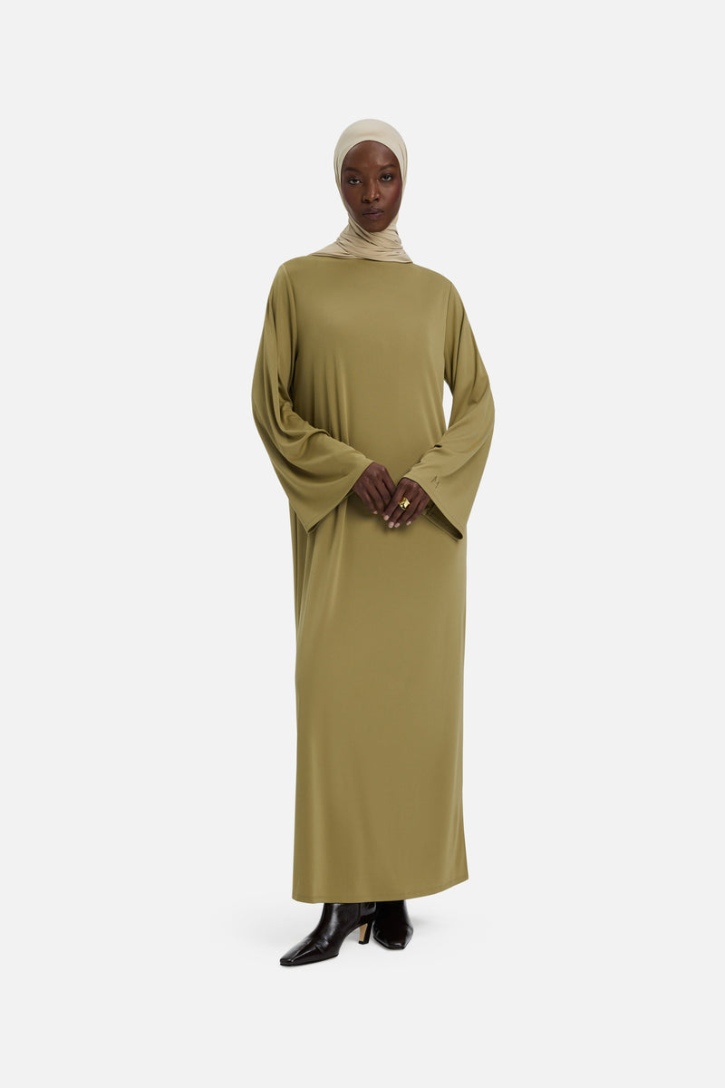 Essential Jersey Robe Regular | Olive