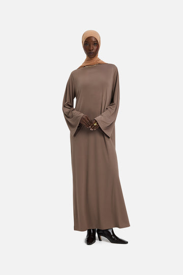Essential Jersey Robe Regular | Taupe Rose