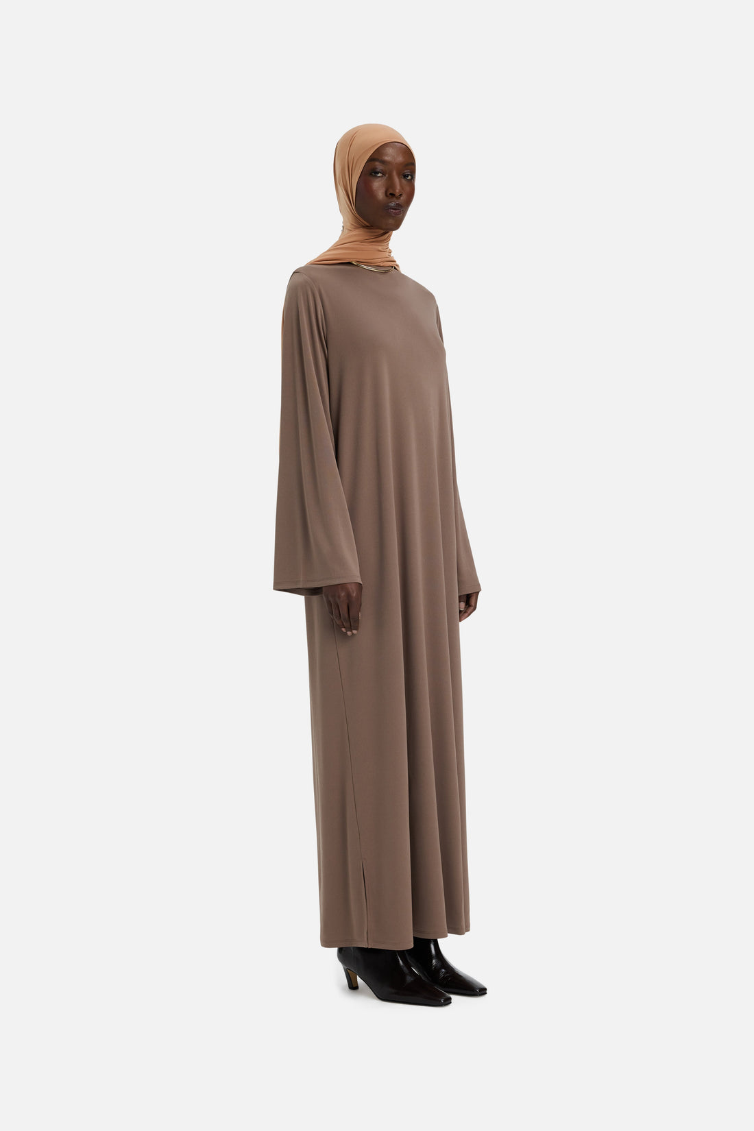 Essential Jersey Robe Regular | Taupe Rose
