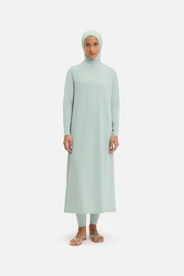 Essential Swim Robe | Aqua Gray