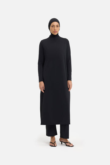 Essential Swim Robe | Noir