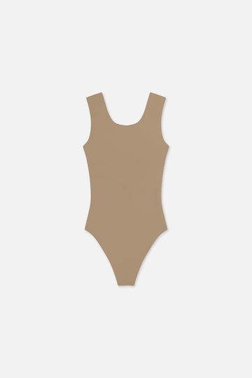 Essential Maillot | Brown Clay