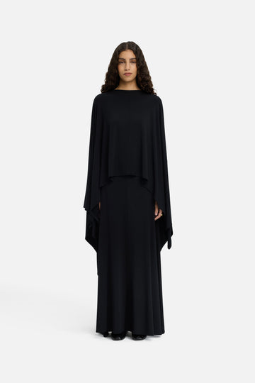 Maxi Flared Jupe | Noir