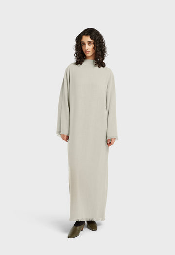 Frayed Hem Robe | Light Storm