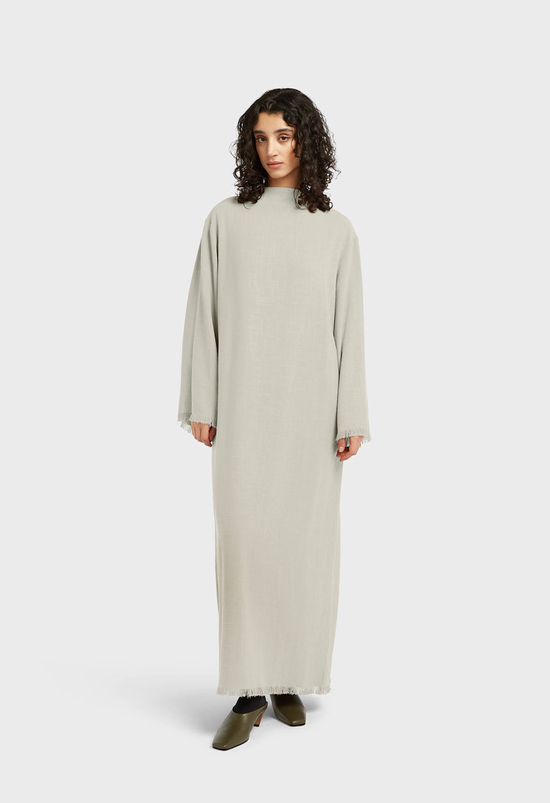 Frayed Hem Robe | Orage clair