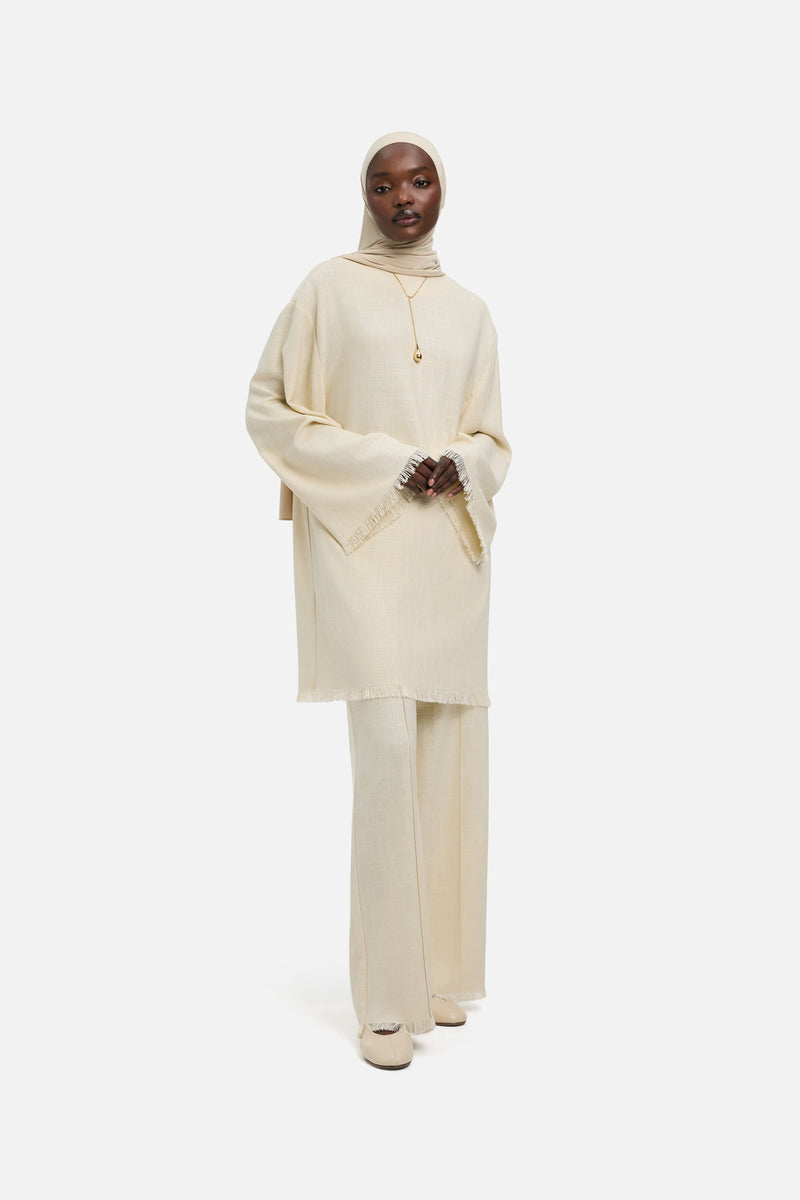 Frayed Hem Haut | Sable