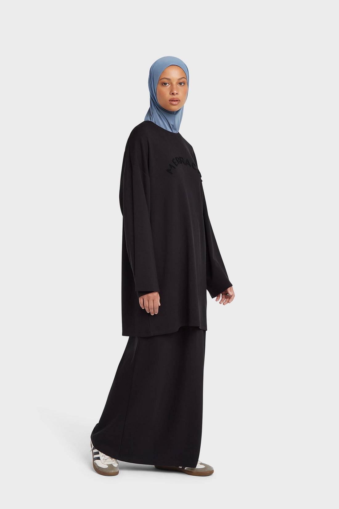 Jersey Modal Jupe | Noir