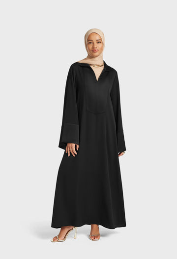 Kaftan Robe Regular | Noir