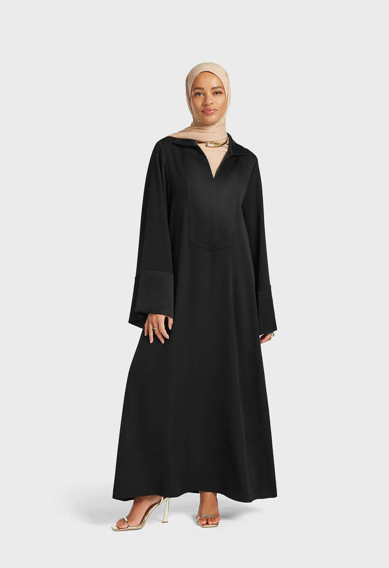 Kaftan Robe Regular | Noir
