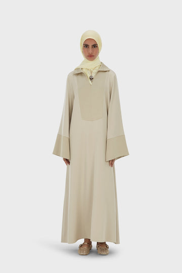 Kaftan Robe Court | Moss Gray