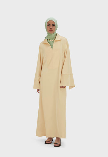 Kaftan Robe Regular | Warm Butter