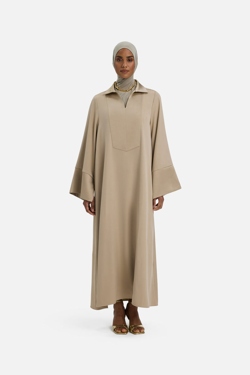 Kaftan Robe Court | Moka