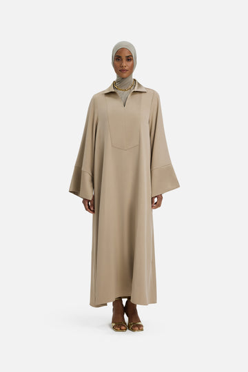 Kaftan Robe Court | Moka