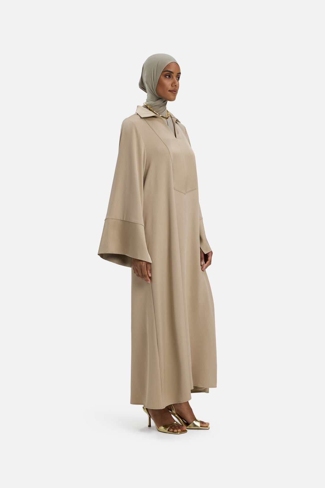 Kaftan Robe Court | Moka