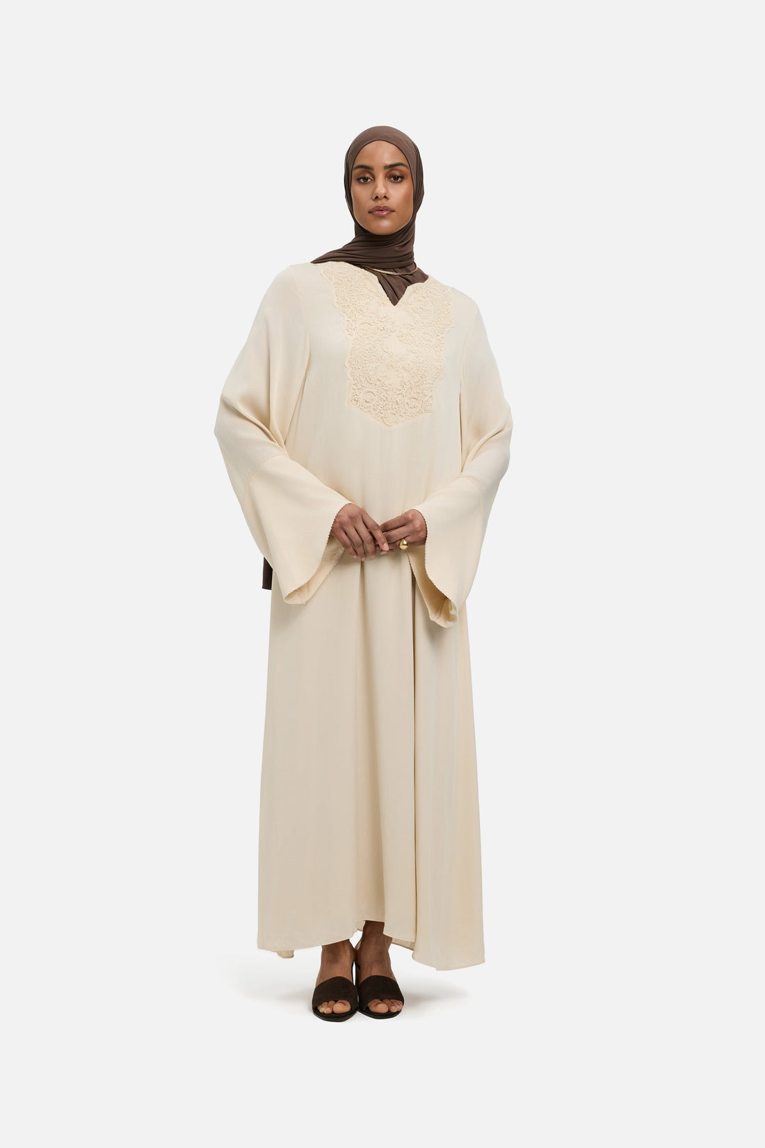 Kaftan Lace Robe | Sable