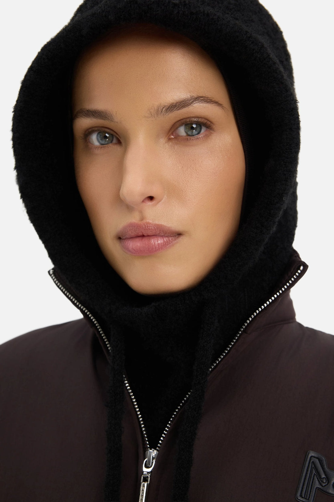Knitted Cagoule | Noir