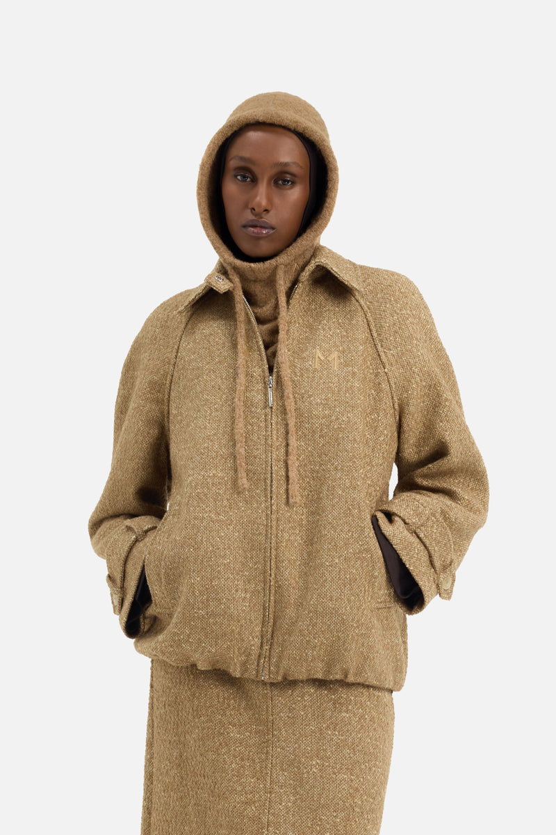 Knitted Cagoule | Poivre blanc