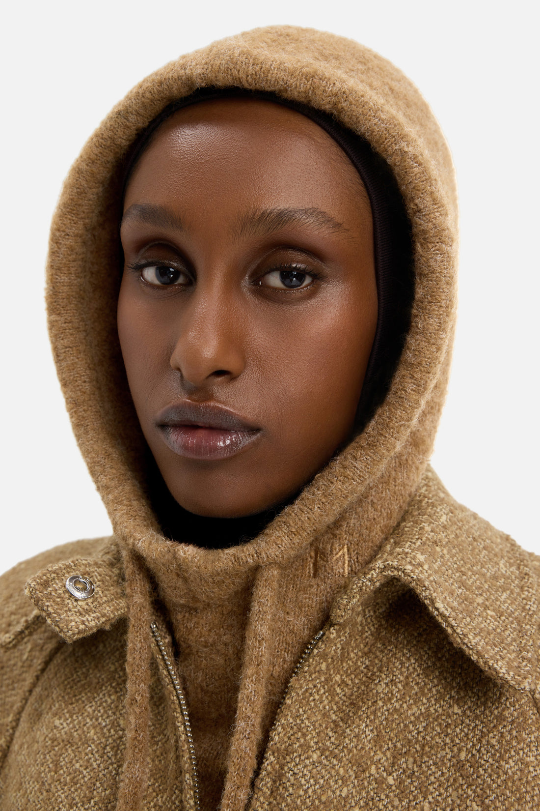 Knitted Cagoule | White Pepper