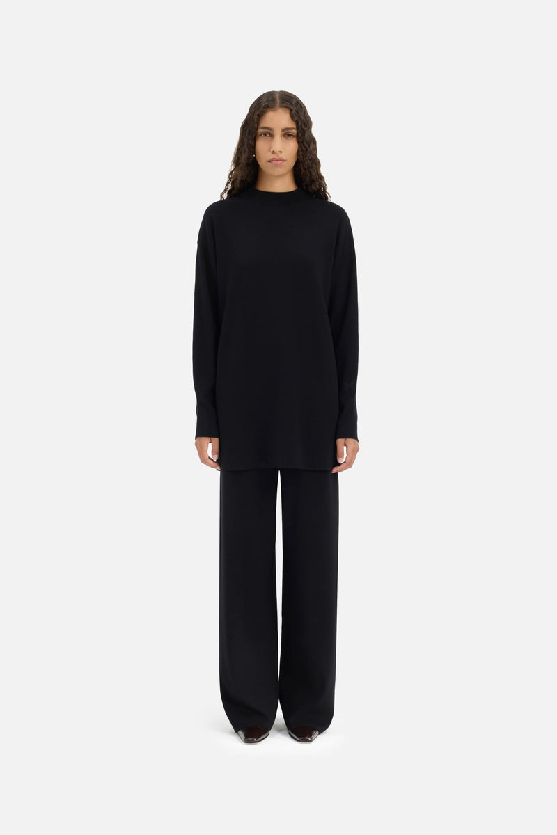 Knitted Pantalon | Noir