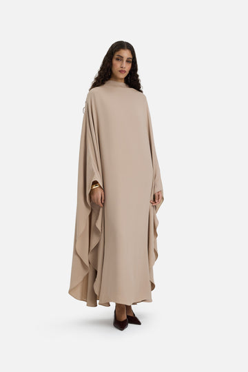 Layered Cape Robe | Moka