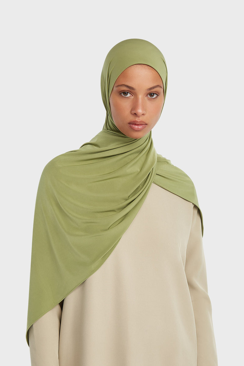 Foulard jersey fluide | Feuille