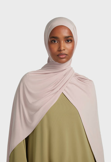 Foulard jersey fluide | Lilas