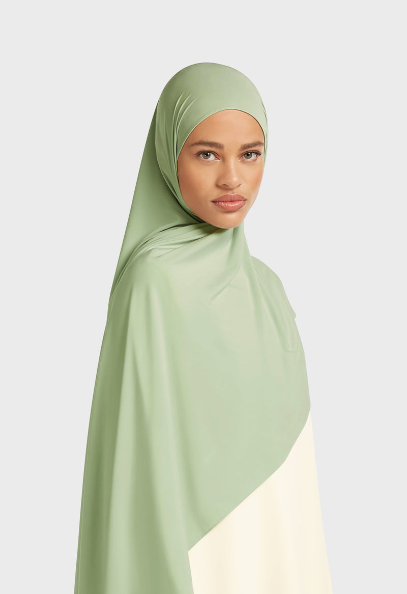 Foulard jersey fluide | Matcha