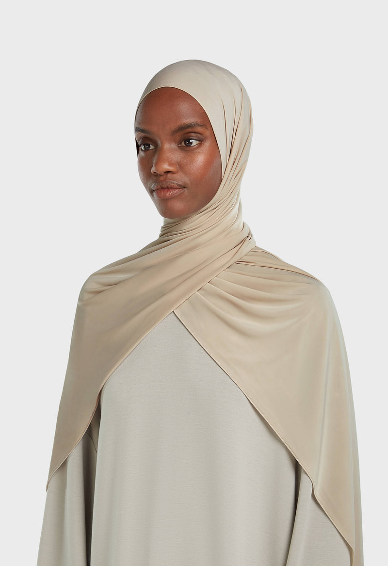 Foulard jersey fluide | Moka