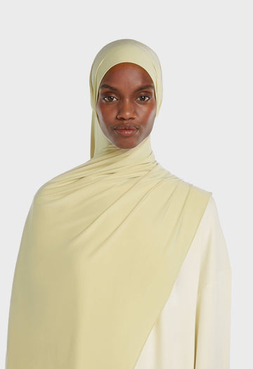 Foulard jersey fluide | Soft Khaki