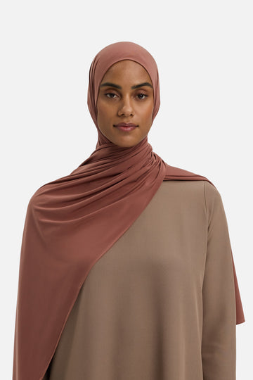 Foulard jersey fluide | Brick