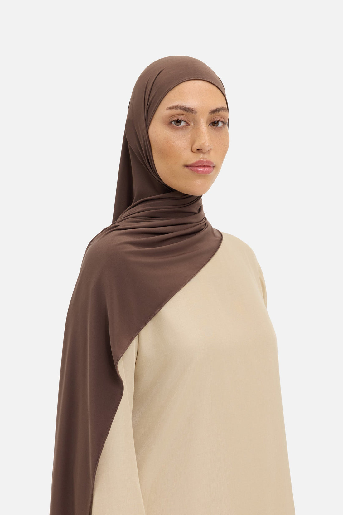 Foulard jersey fluide | Burnt Mocha