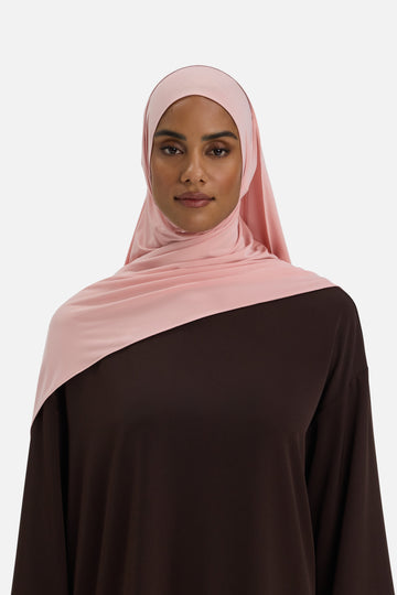 Foulard jersey fluide | Cloud Pink