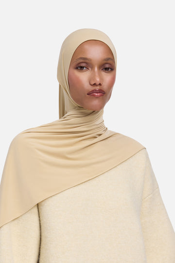 Foulard jersey fluide | Argile désert