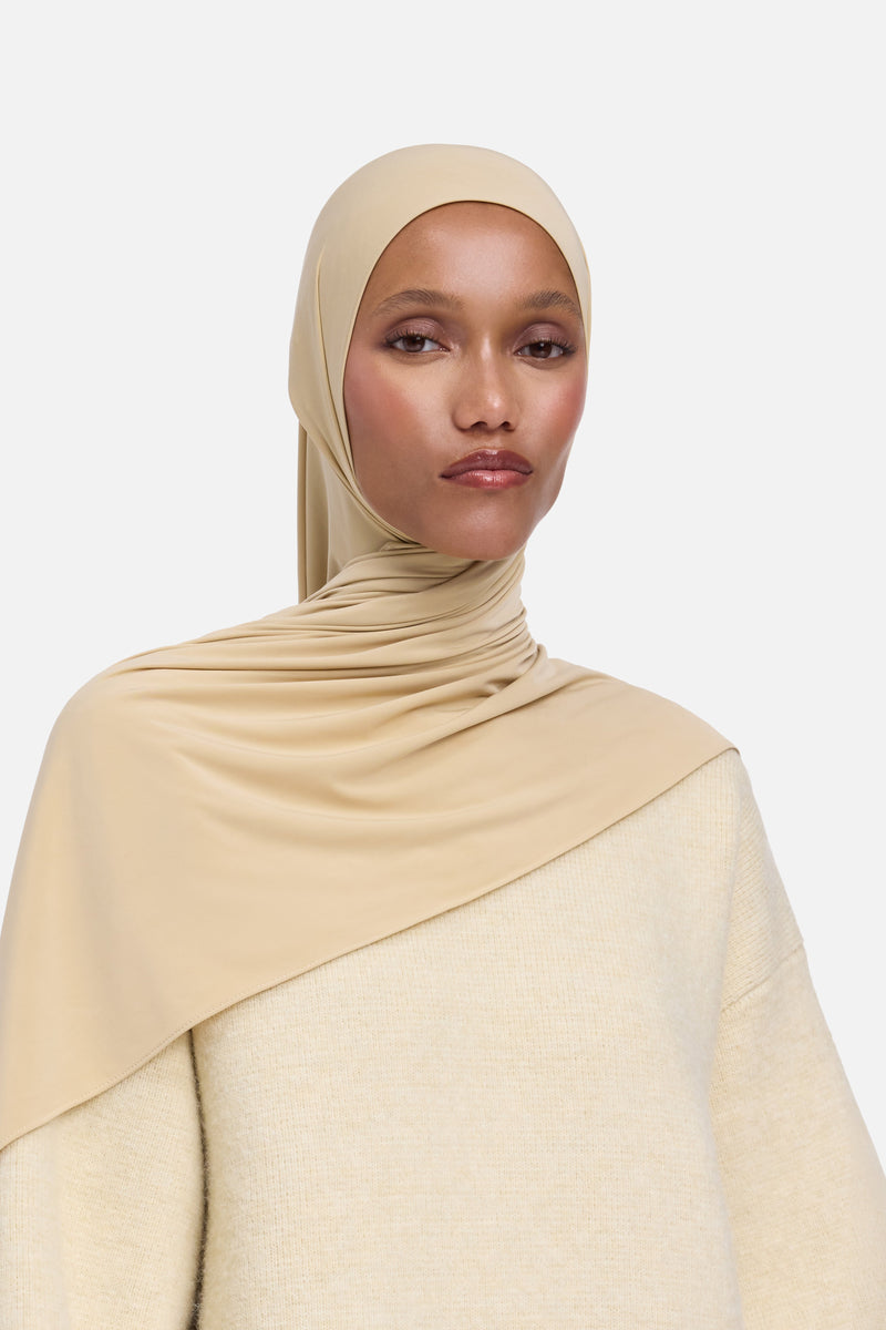 Foulard jersey fluide | Argile désert