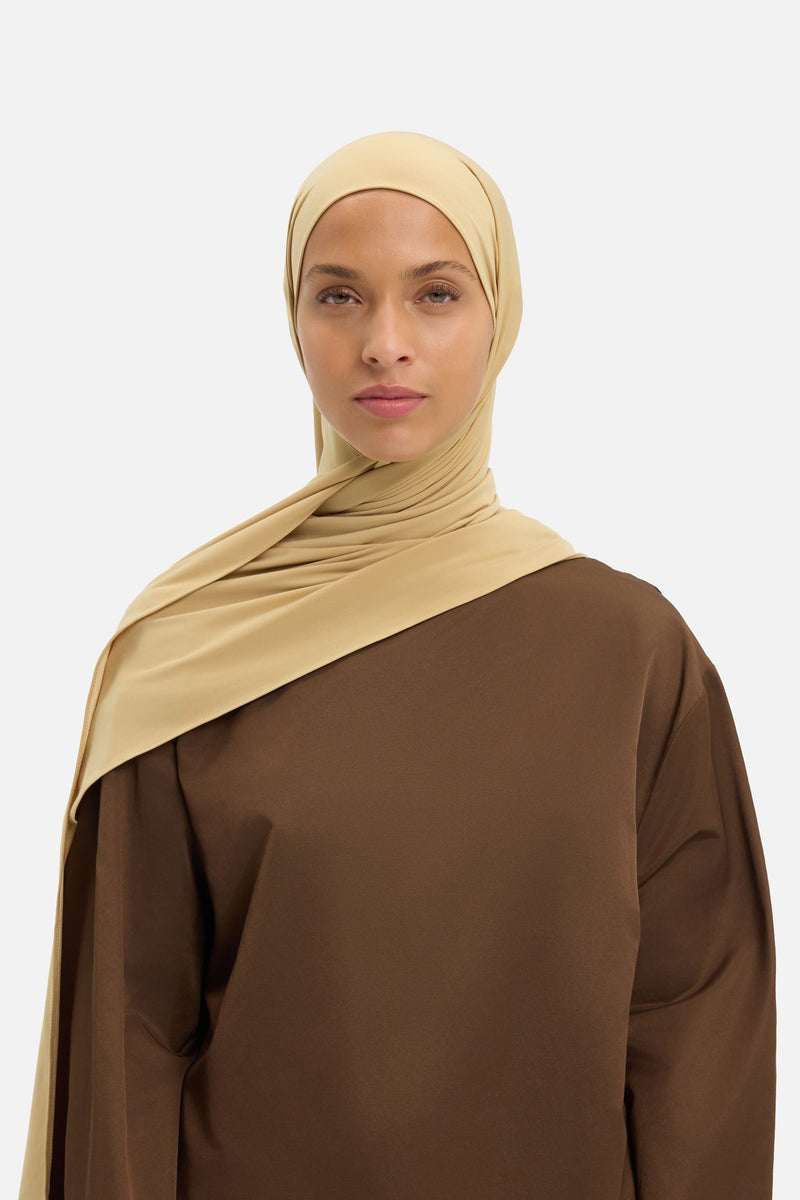 Foulard jersey fluide | Chai clair