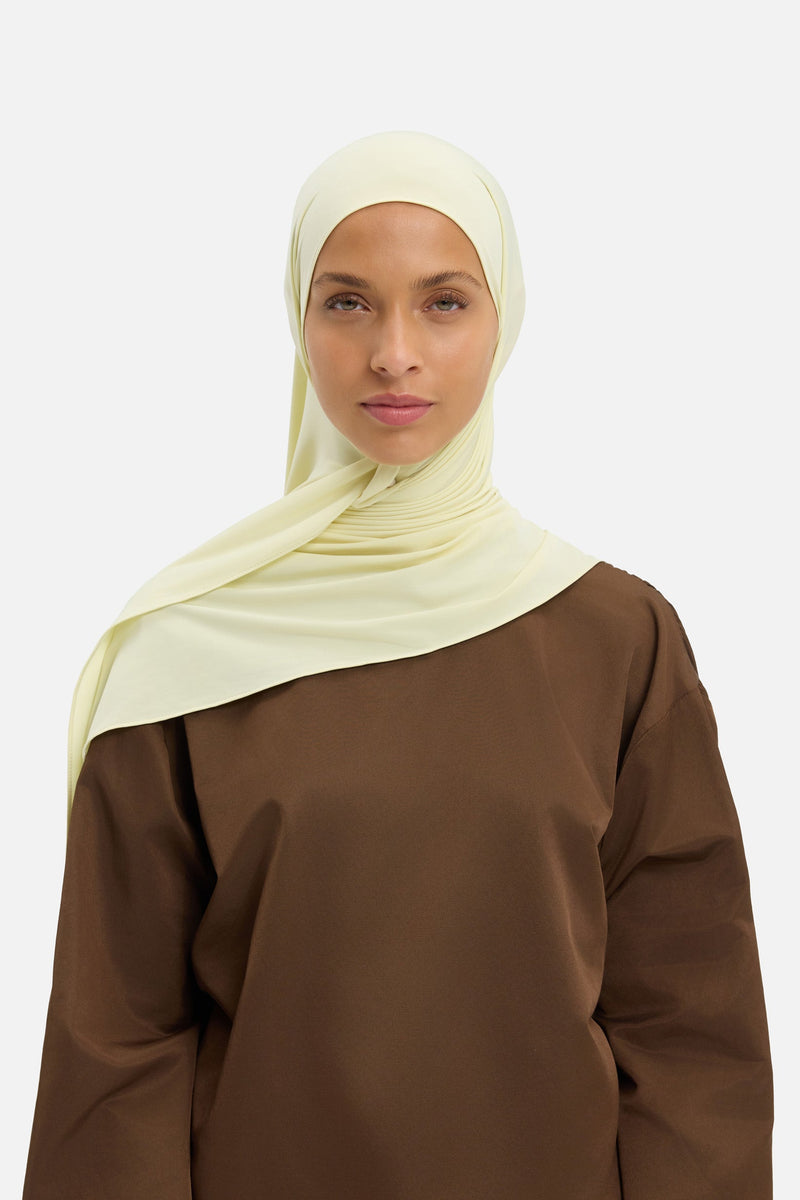 Foulard jersey fluide | Mousse claire
